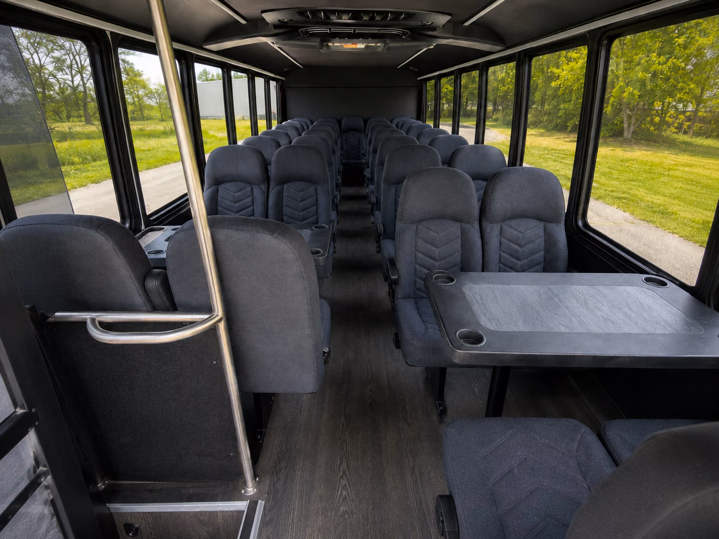 dallas 20 passenger minibus inside