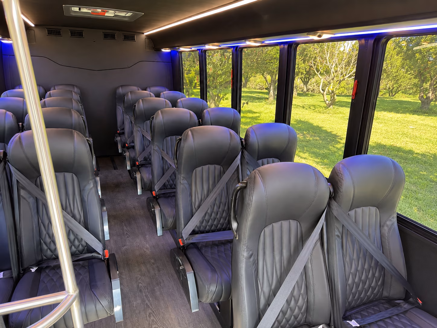 dallas 20 passenger minibus interior