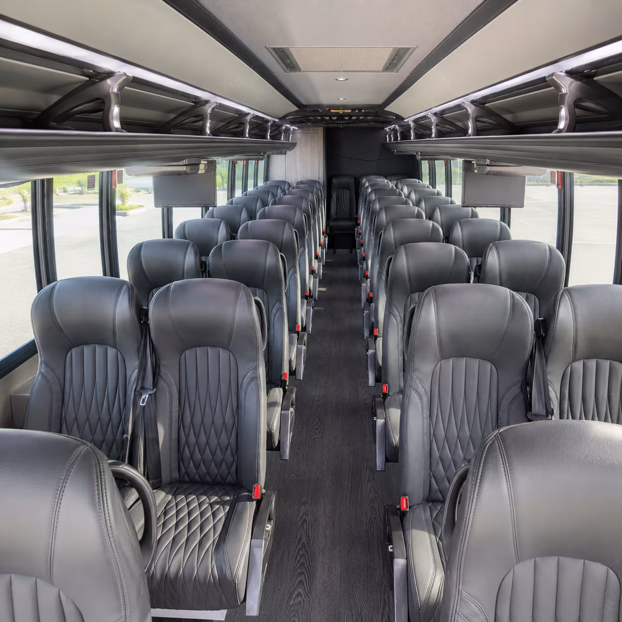 dallas 28 passenger minibus inside