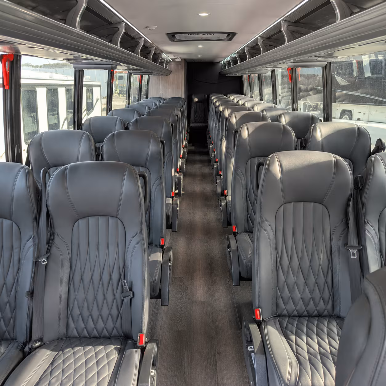 dallas 28 passenger minibus interior