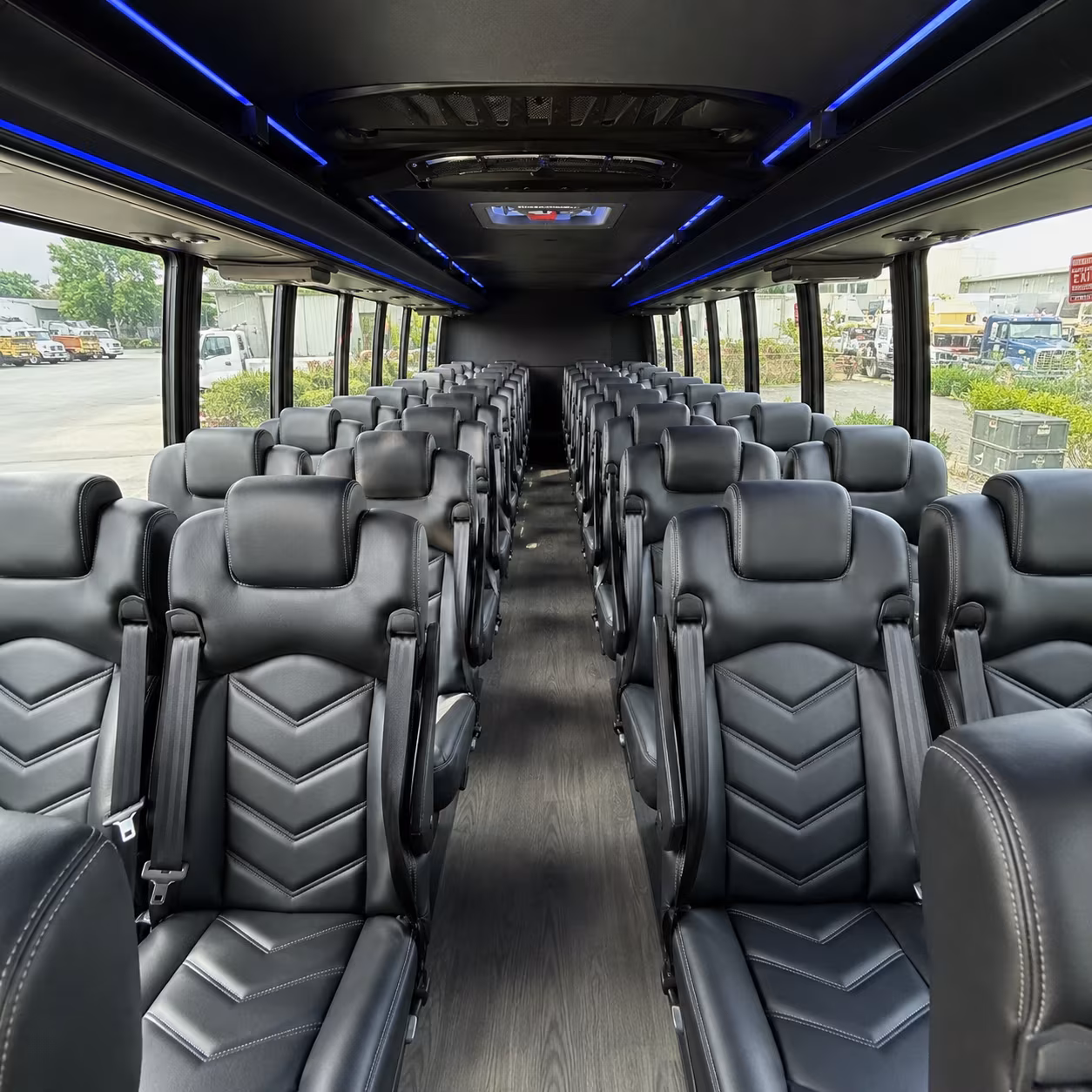 dallas 30 passenger minibus inside