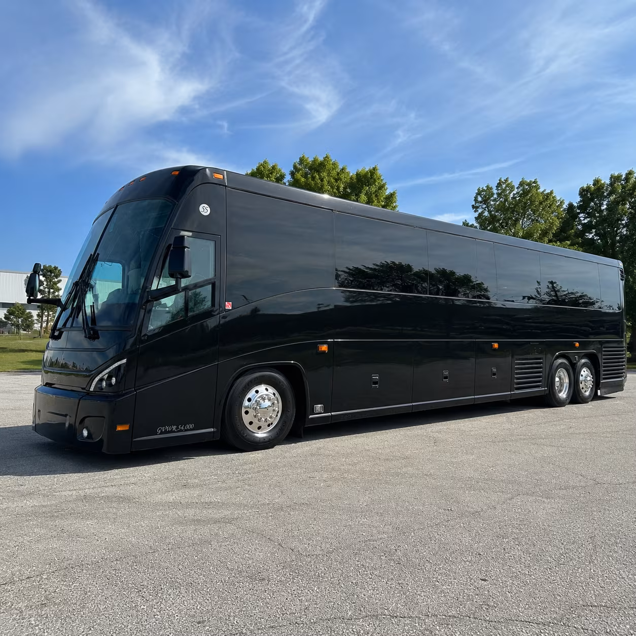 dallas 47 passenger charter bus