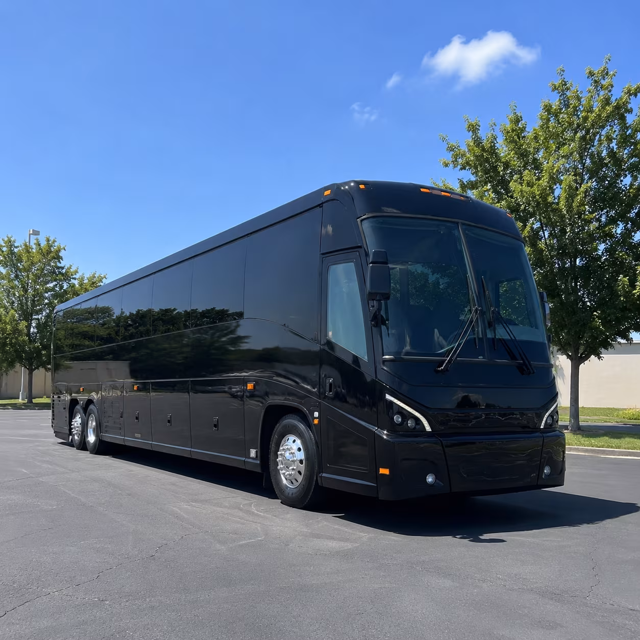 dallas 56 passenger charter bus