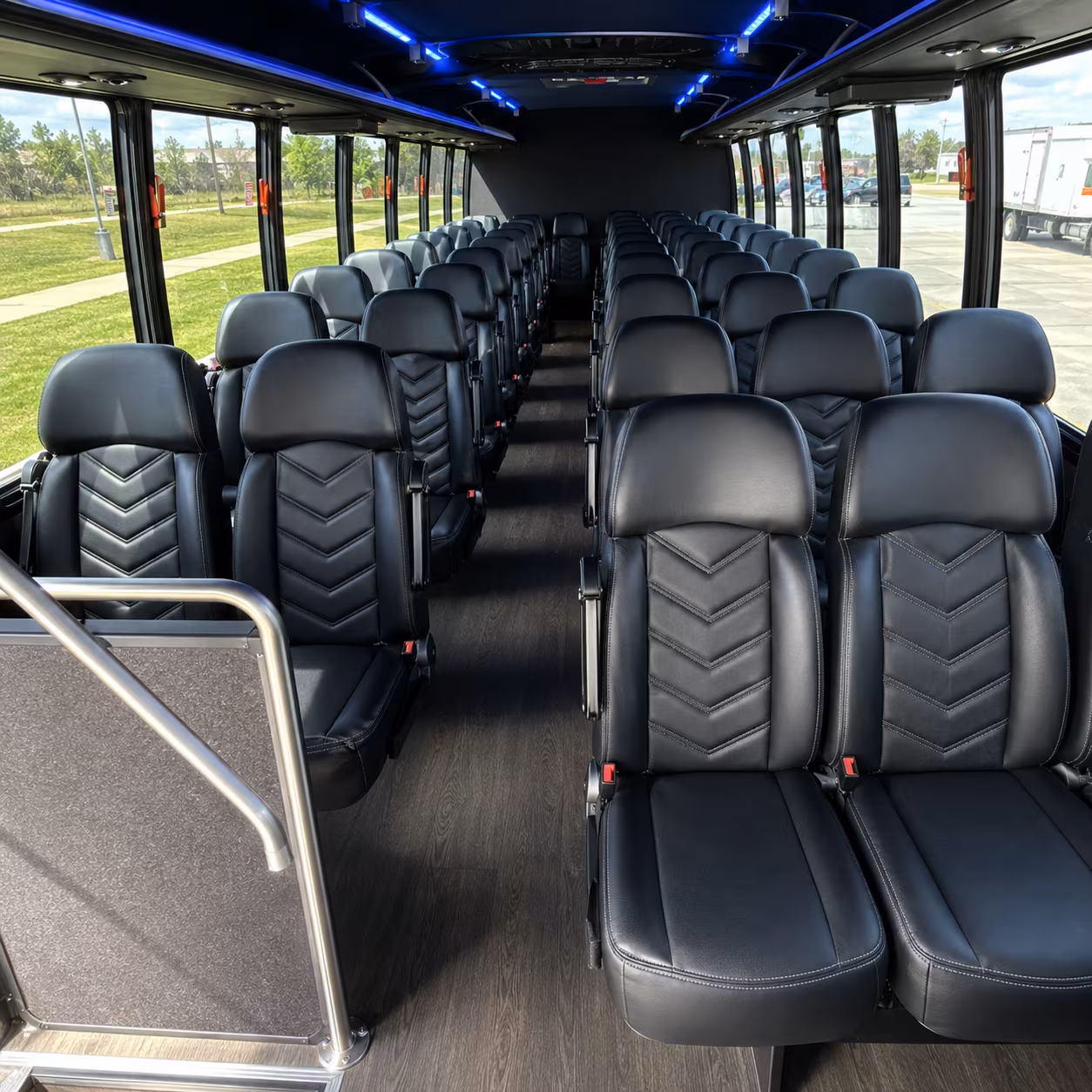 dallas field trip transportation onboard seating