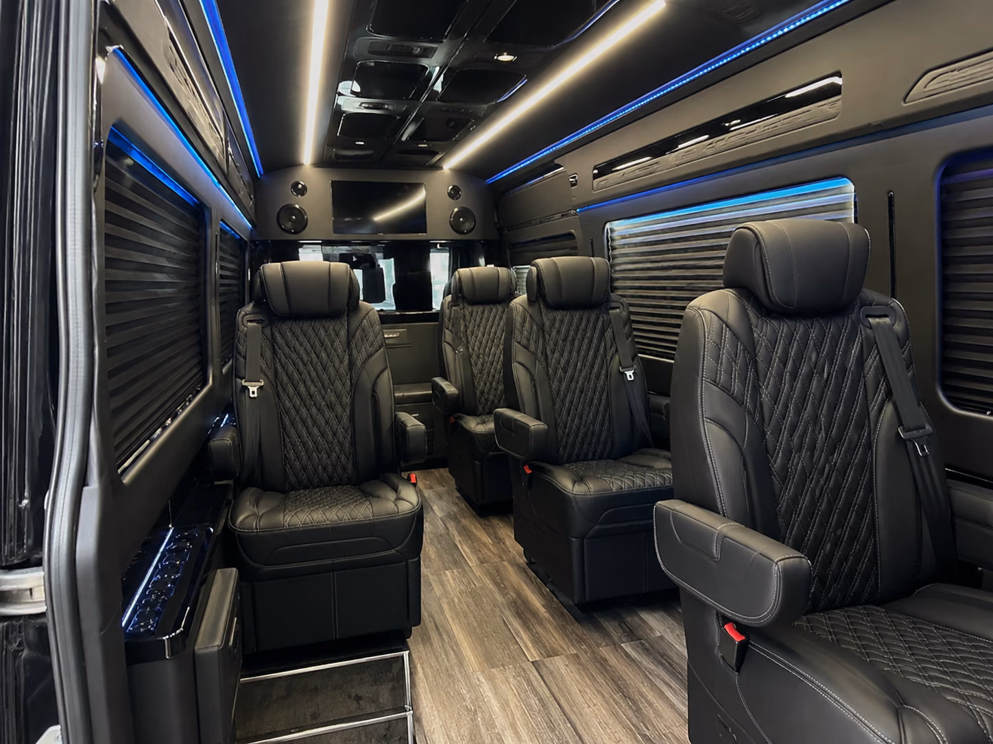 dallas sprinter van with driver inside