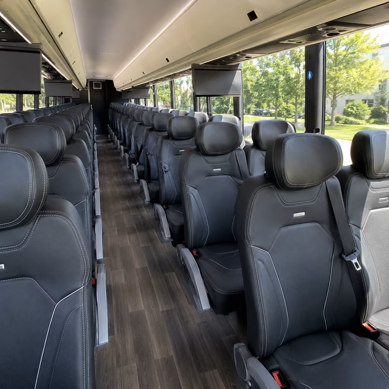 dallas wedding transportation onboard seating